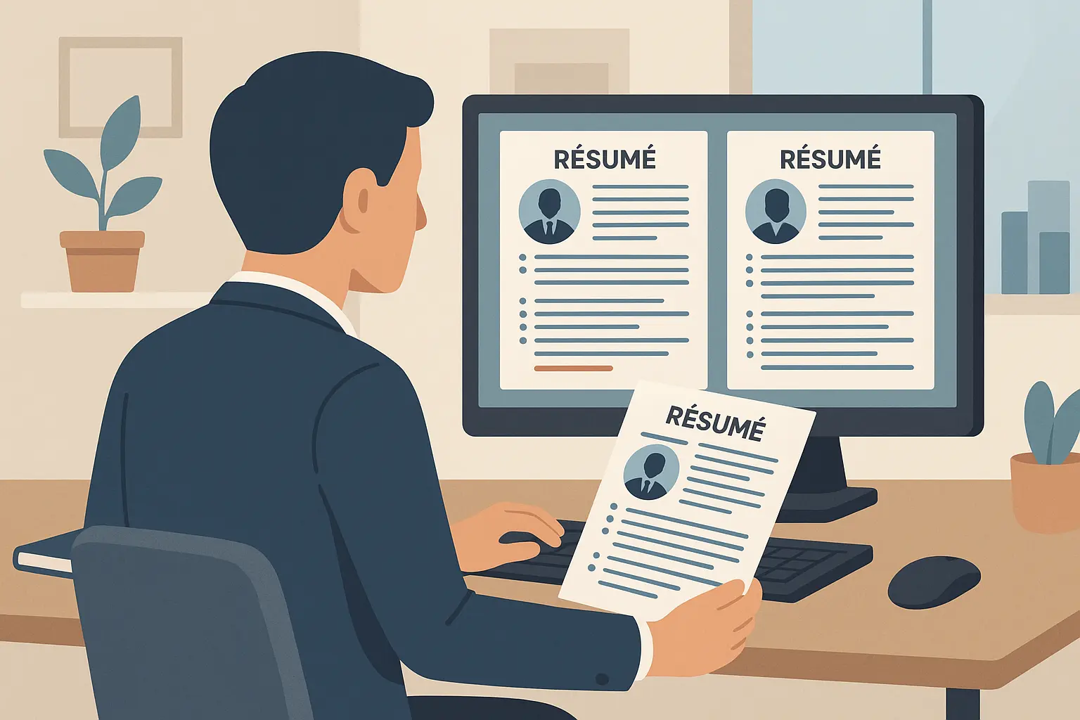 Professional resume template selection guide
