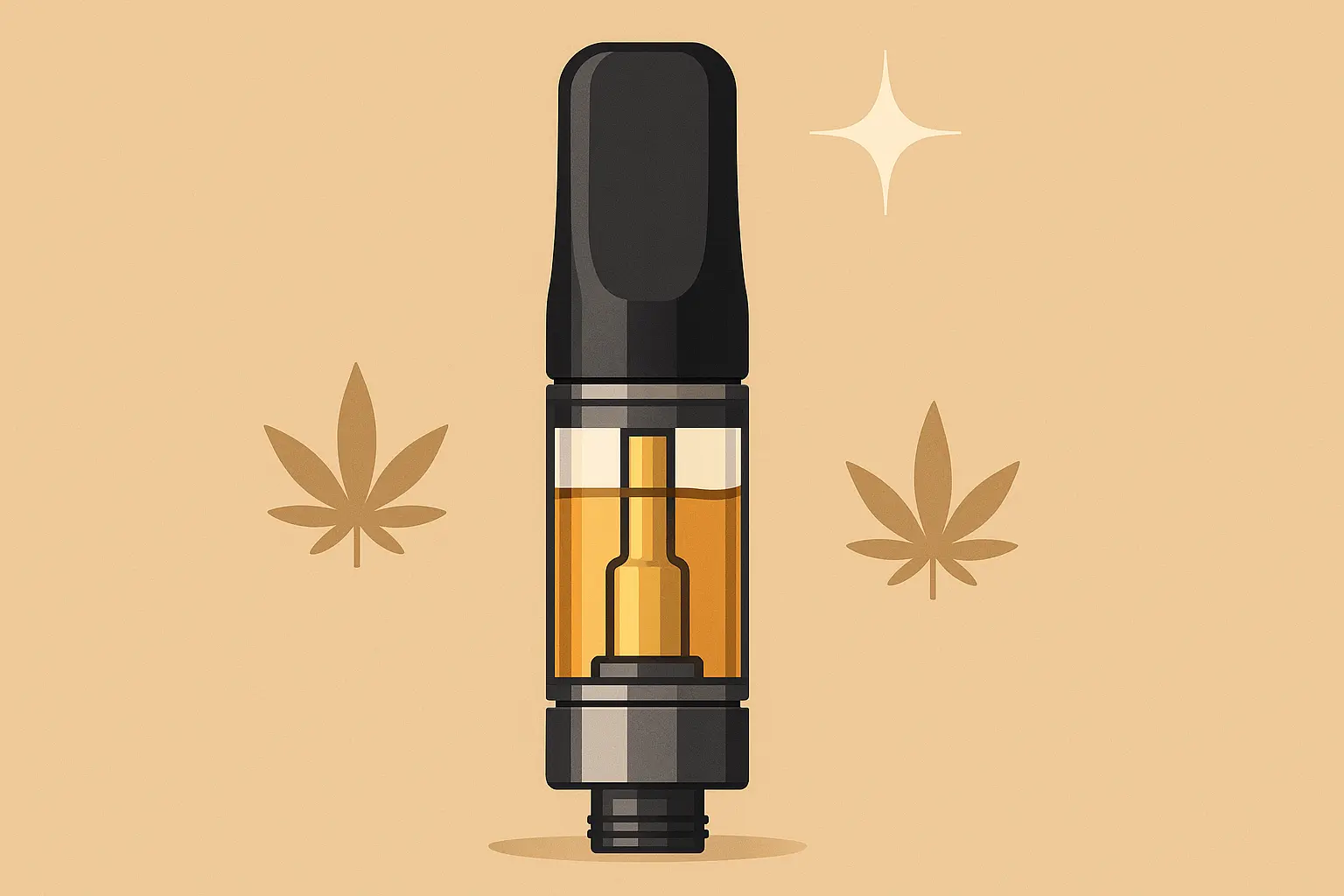 Premium THC cartridge with quality testing certification