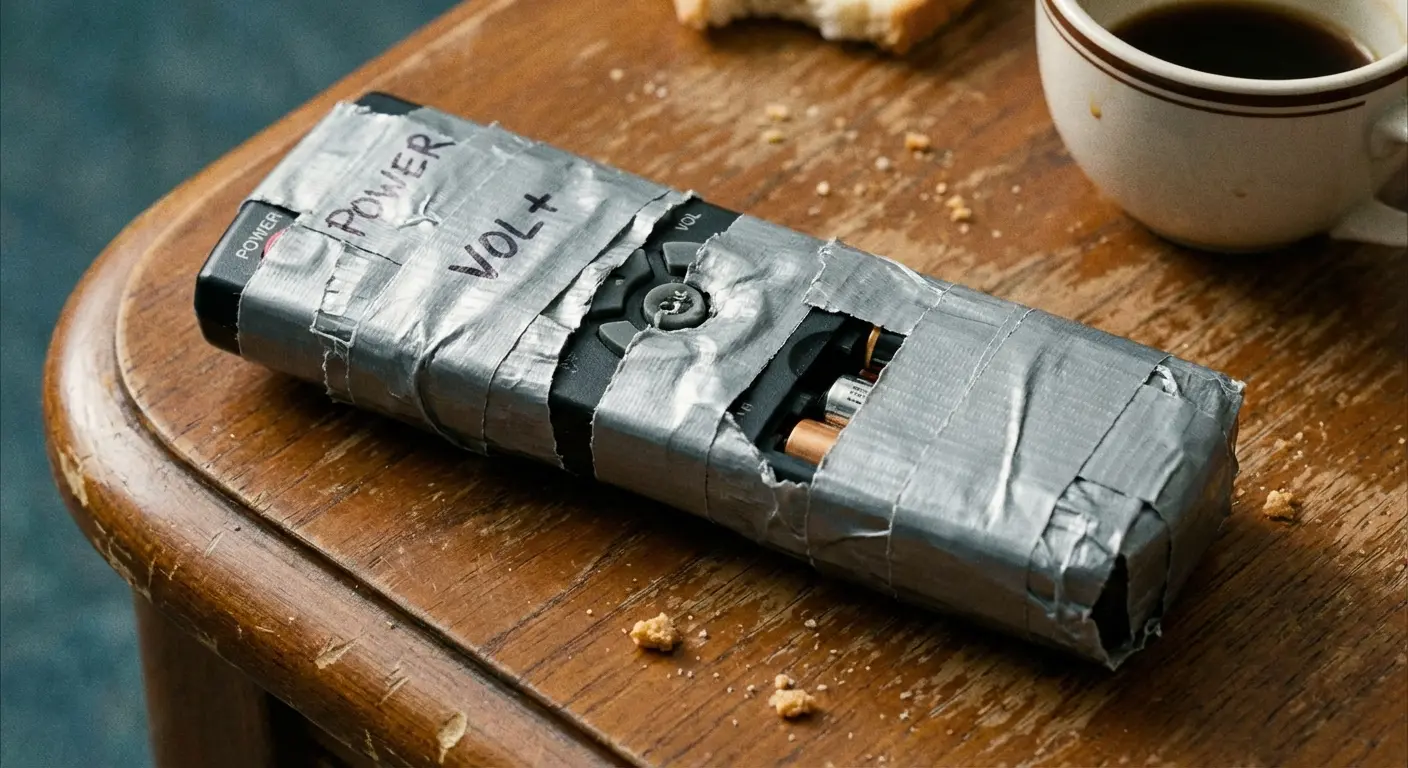 tools and a messy workshop bench
