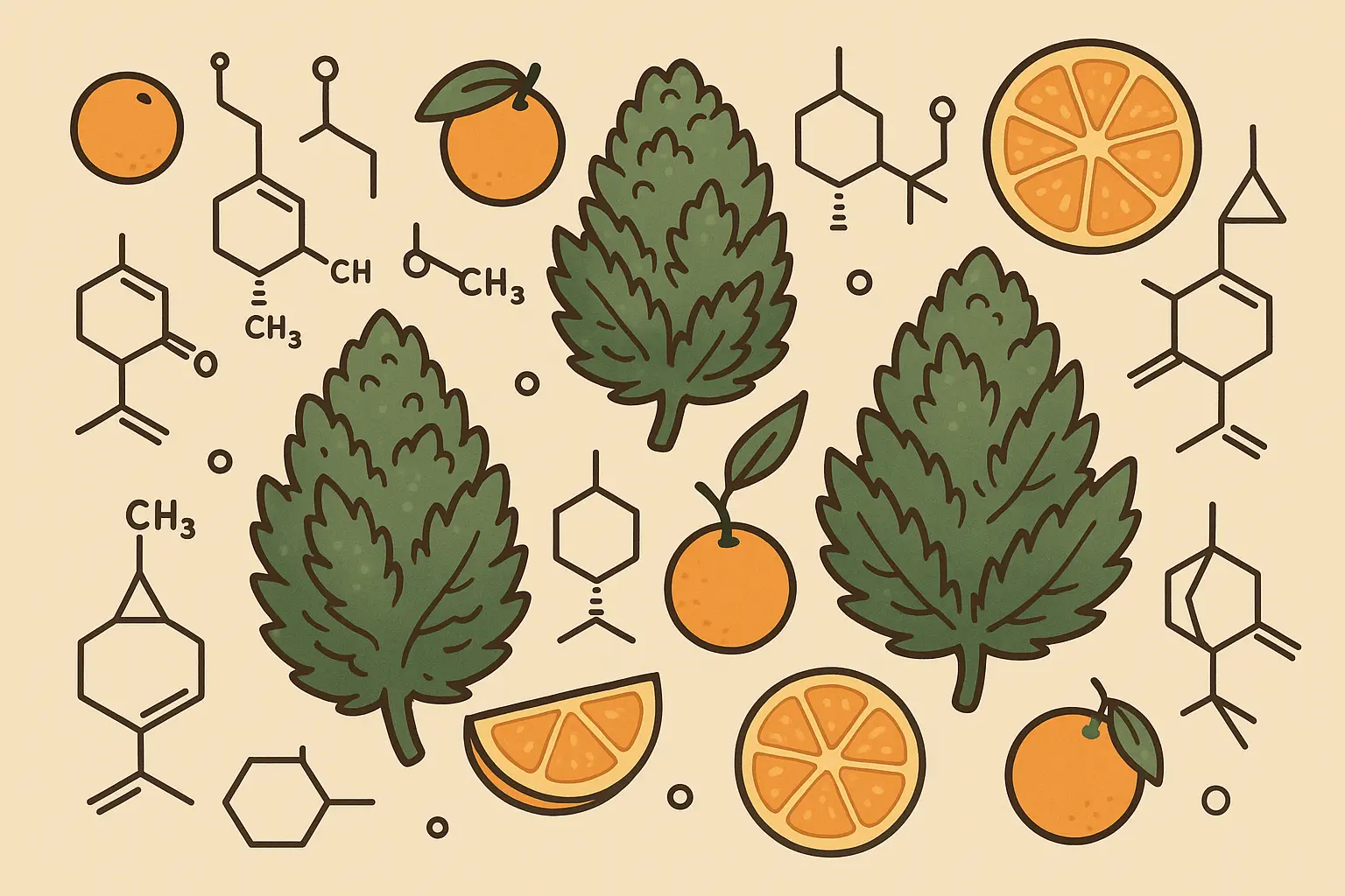 Limonene terpene structure and effects
