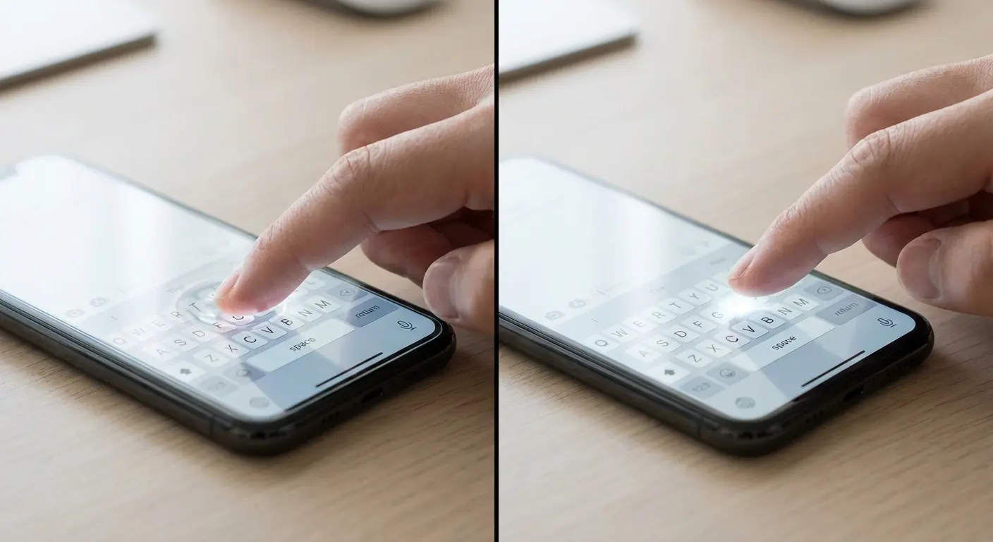 Touch sensitivity testing comparison