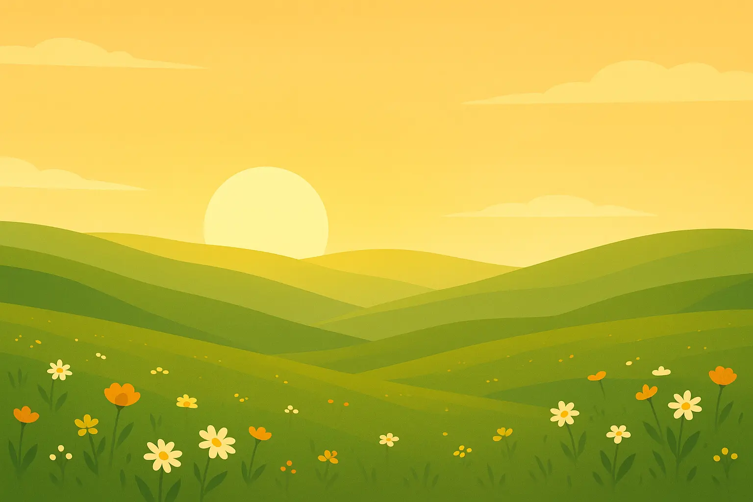 Mountain meadow sunrise spring wallpaper