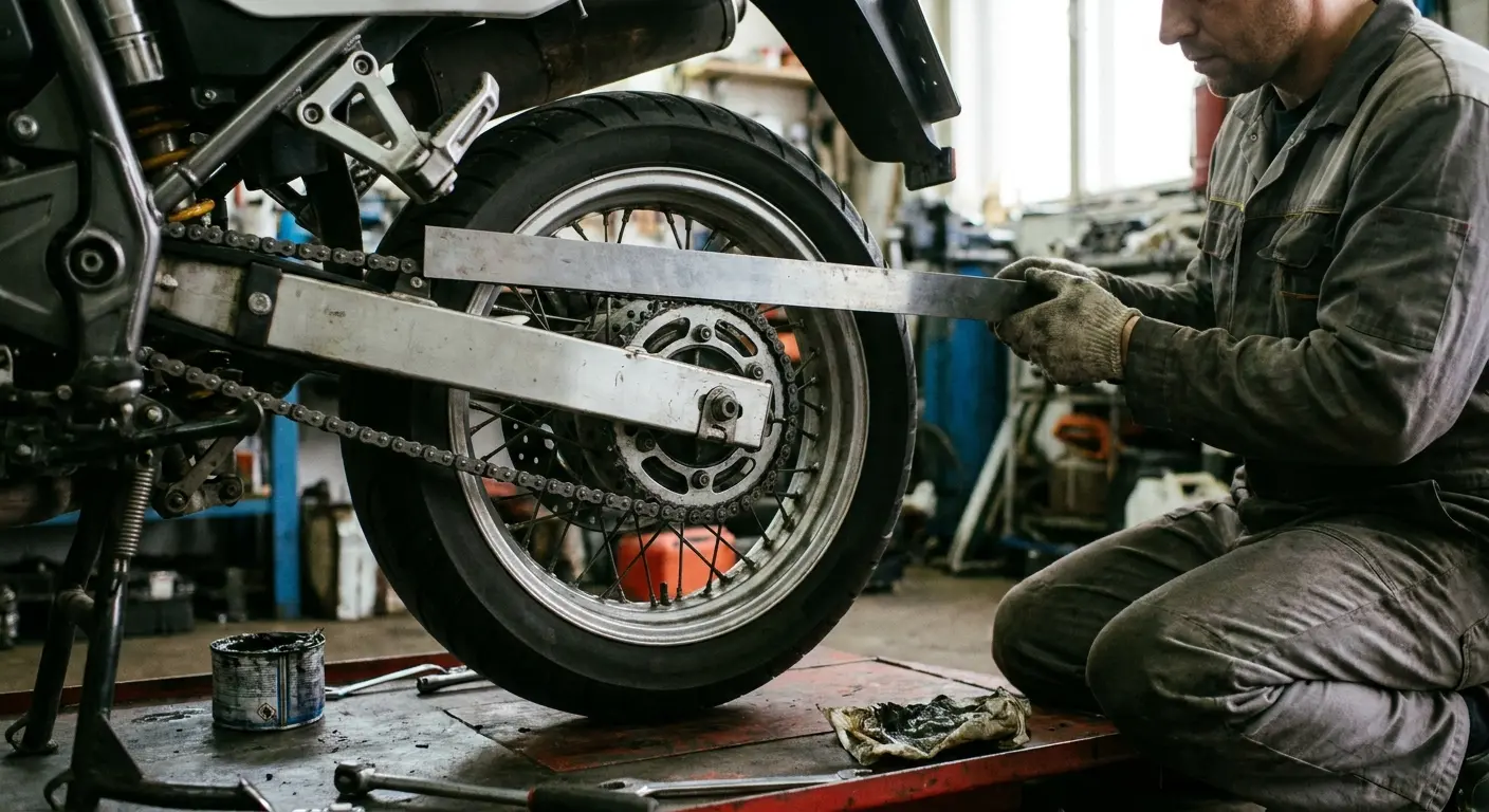 String method for checking wheel alignment