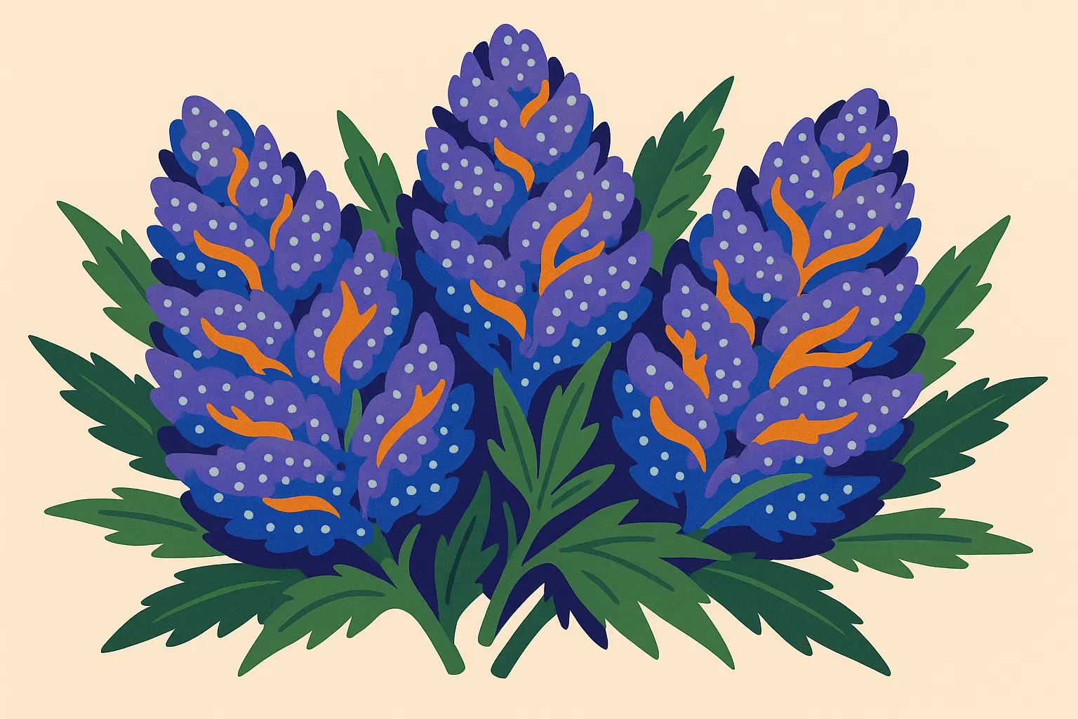 Unicorn Poop strain buds showing dense structure and trichome coverage