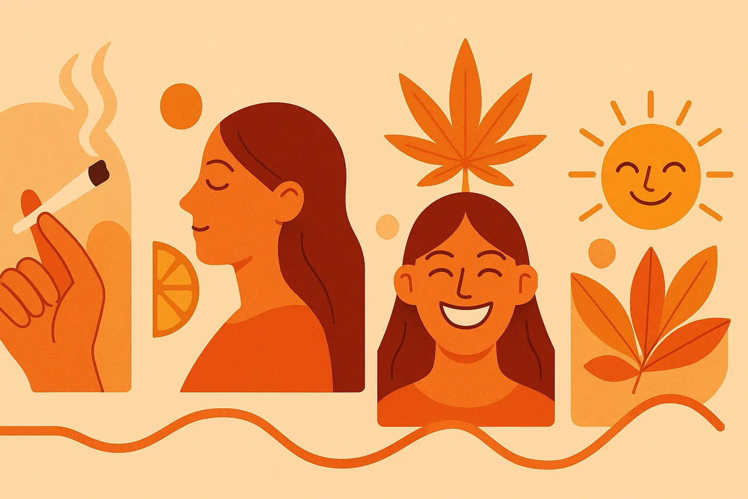 Person experiencing Tangie strain effects