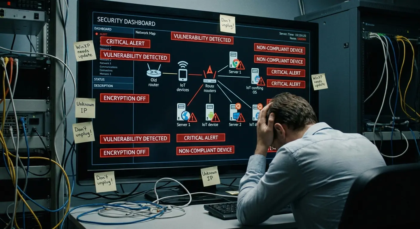 Security vulnerabilities from employee-purchased equipment