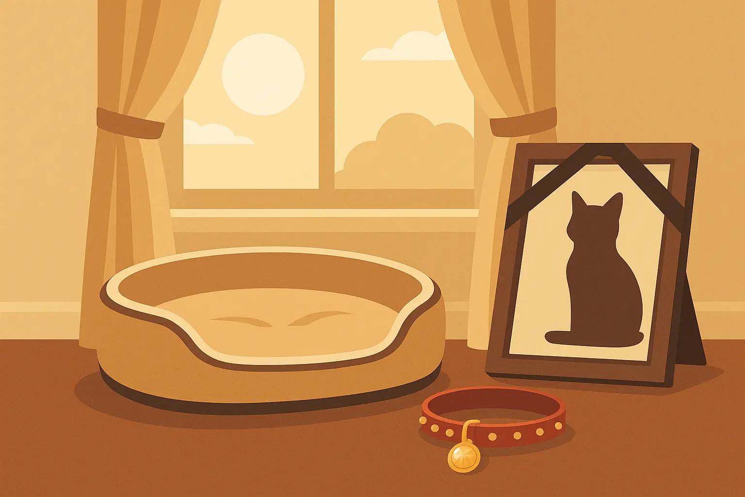 Elegant Persian cat in regal pose