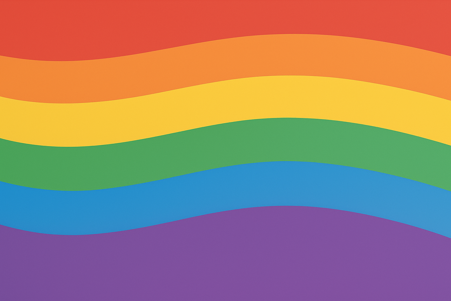 Rainbow gradient pride wallpaper on phone screen