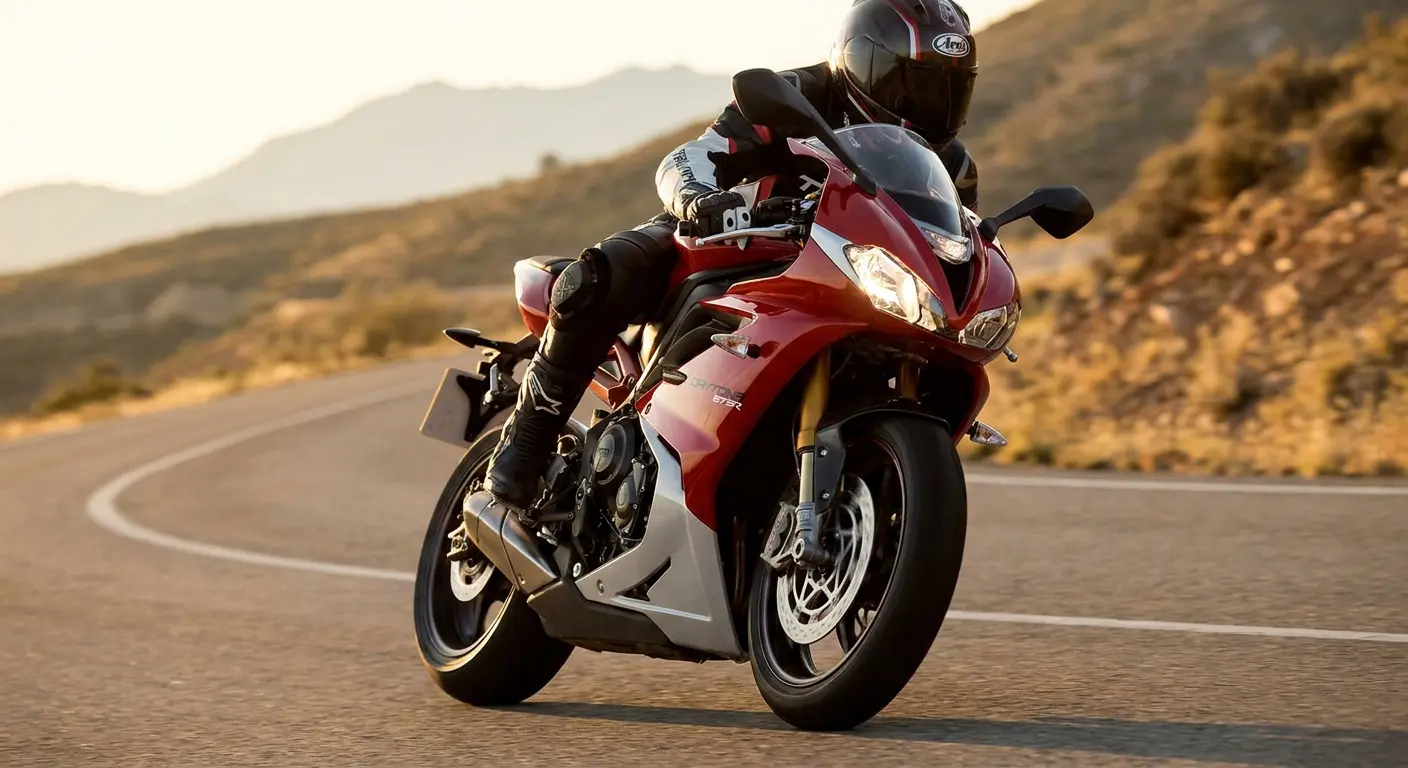 Triumph Daytona 675R triple cylinder