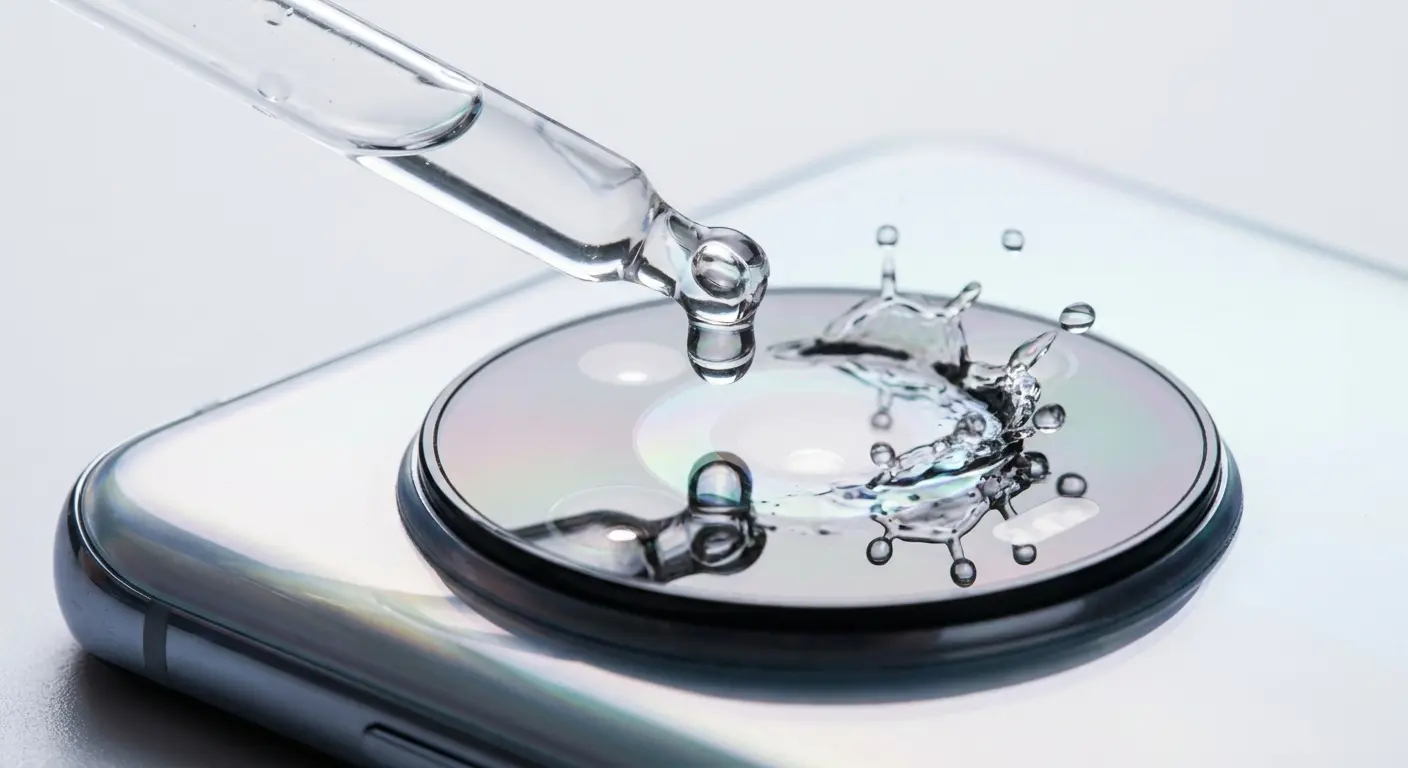 Isopropyl alcohol displacement technique