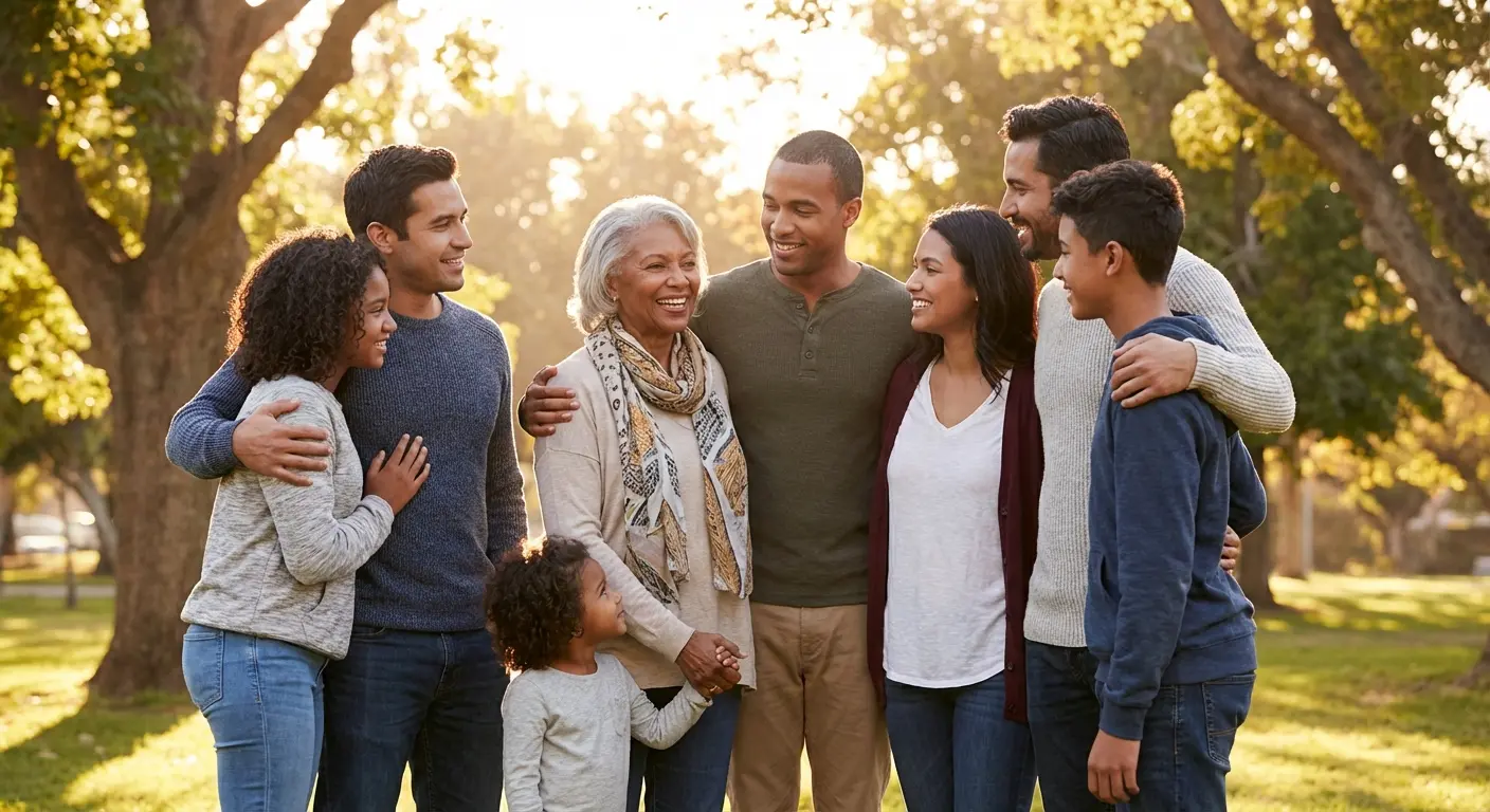 Aunt and niece hugging representing the specific dynamic of their bond
