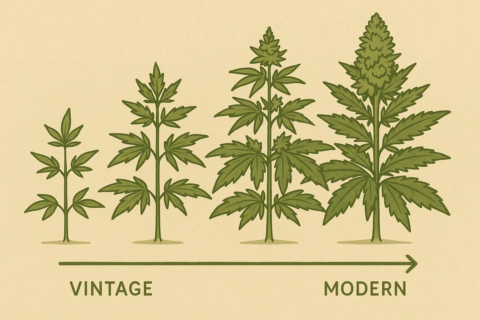 Comatose strain buds showing dense, resinous structure