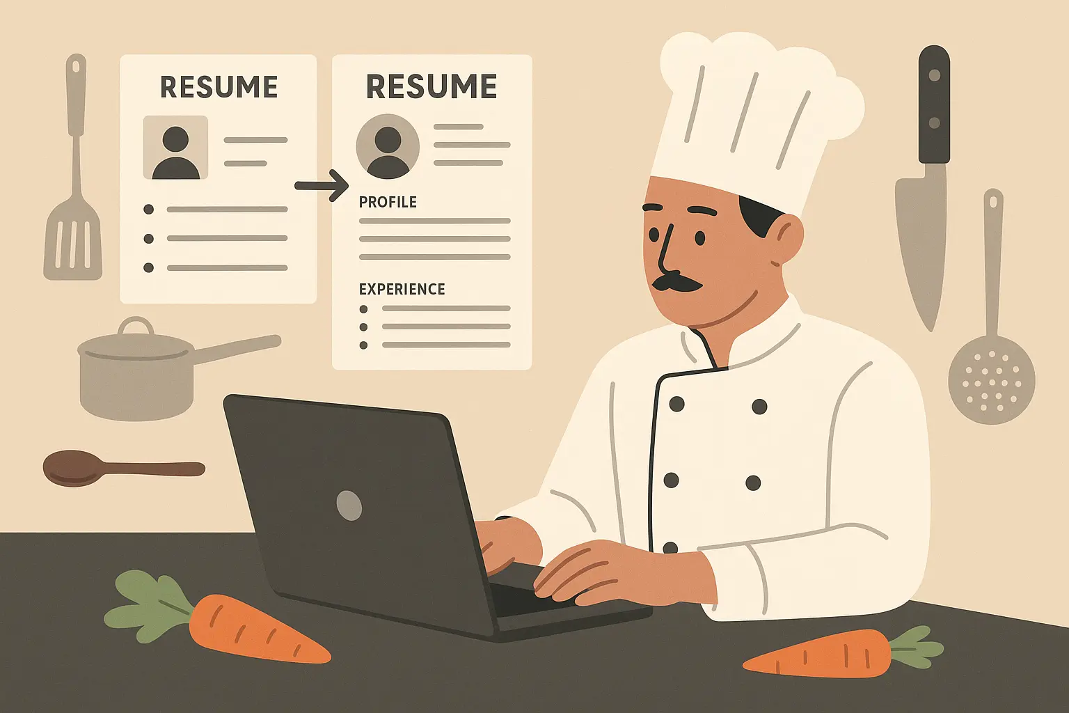 Resume Builder IQ platform interface