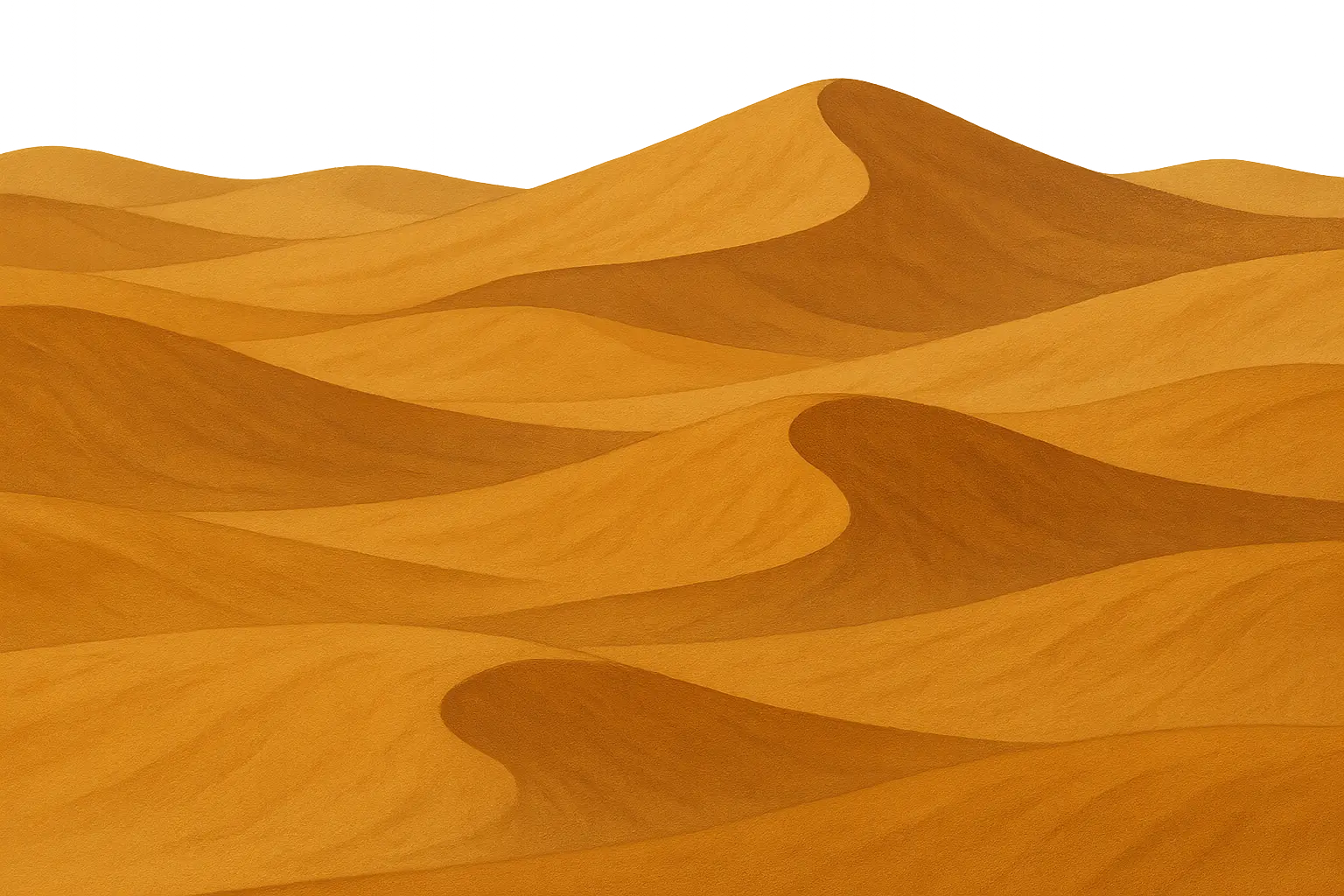 Desert sand dunes wallpaper with flowing curves and warm earth tones