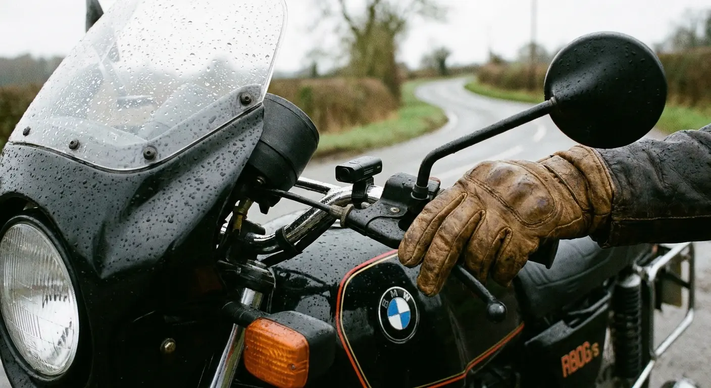 Garmin Mini dash cam on motorcycle