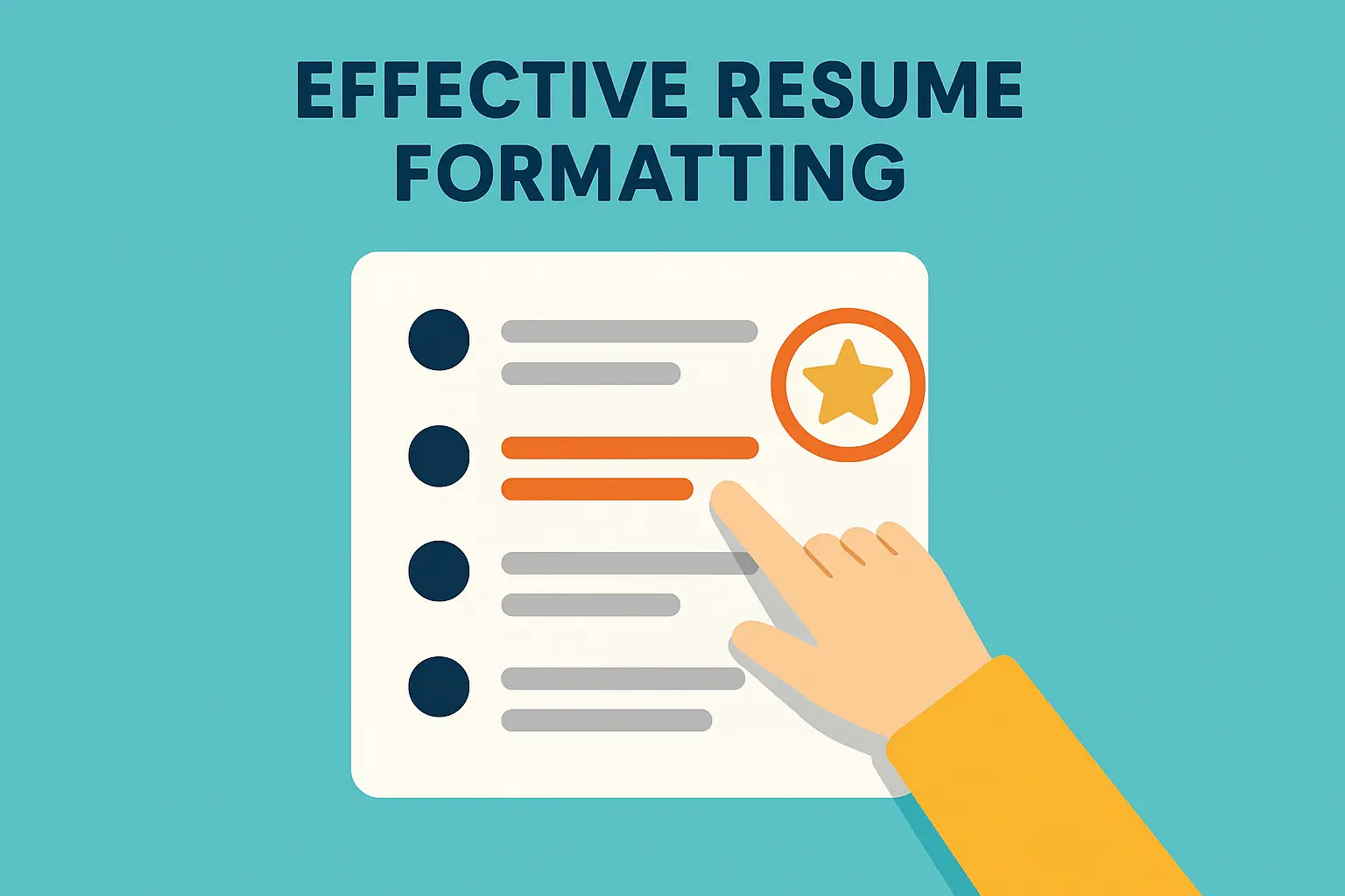 Resume achievement formatting examples