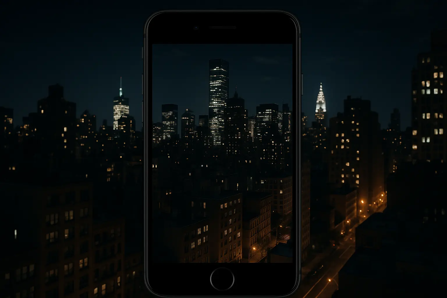 Low-light photography comparison showing night mode capabilities across different phones