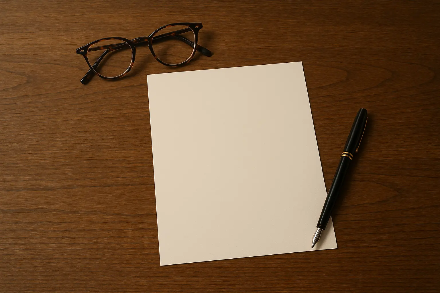 Person writing eulogy with photos and memories