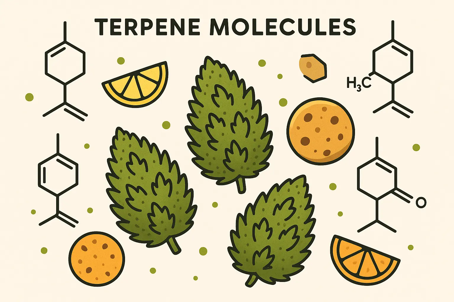 Cannabis terpene profile chart