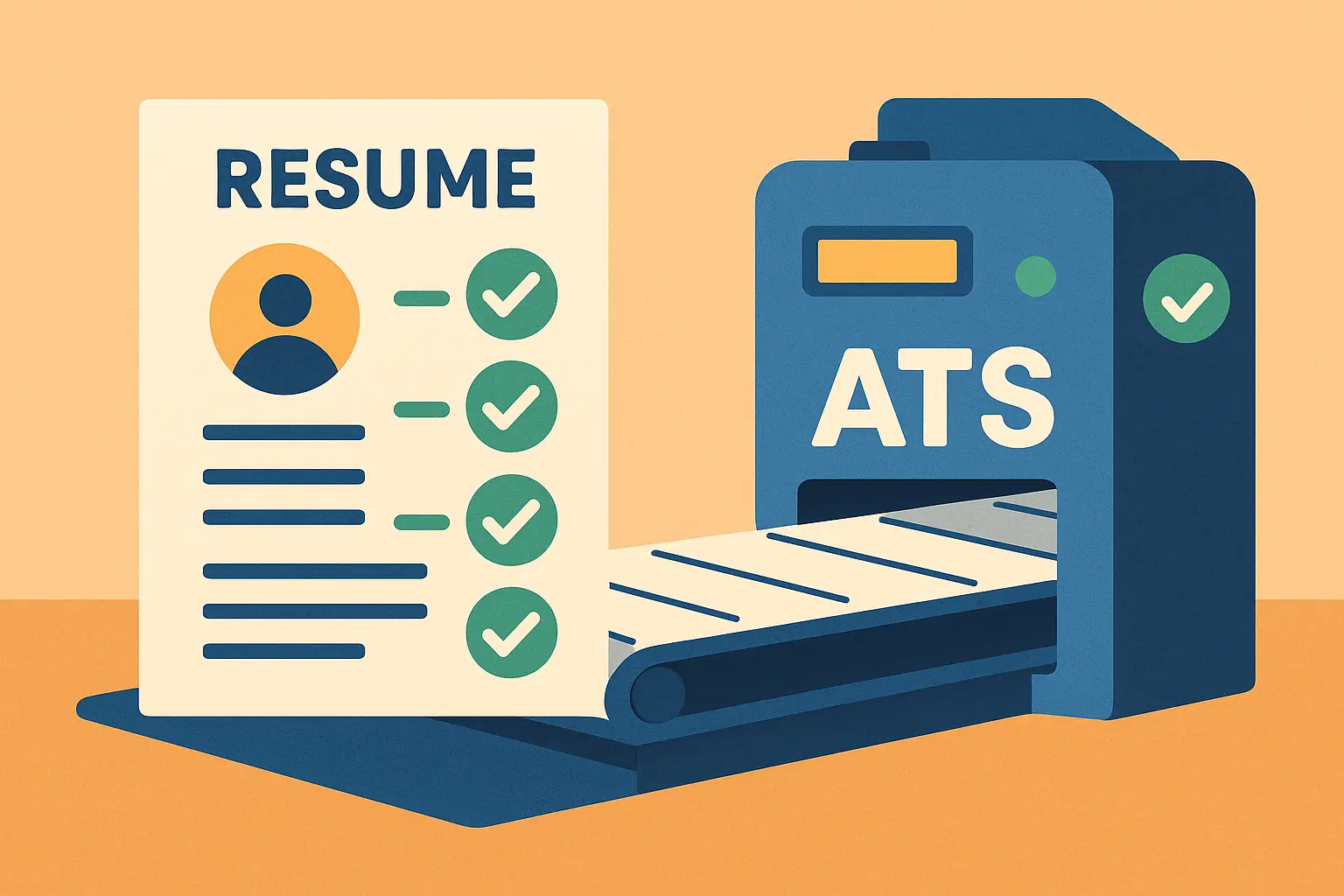 ATS-friendly resume template layout