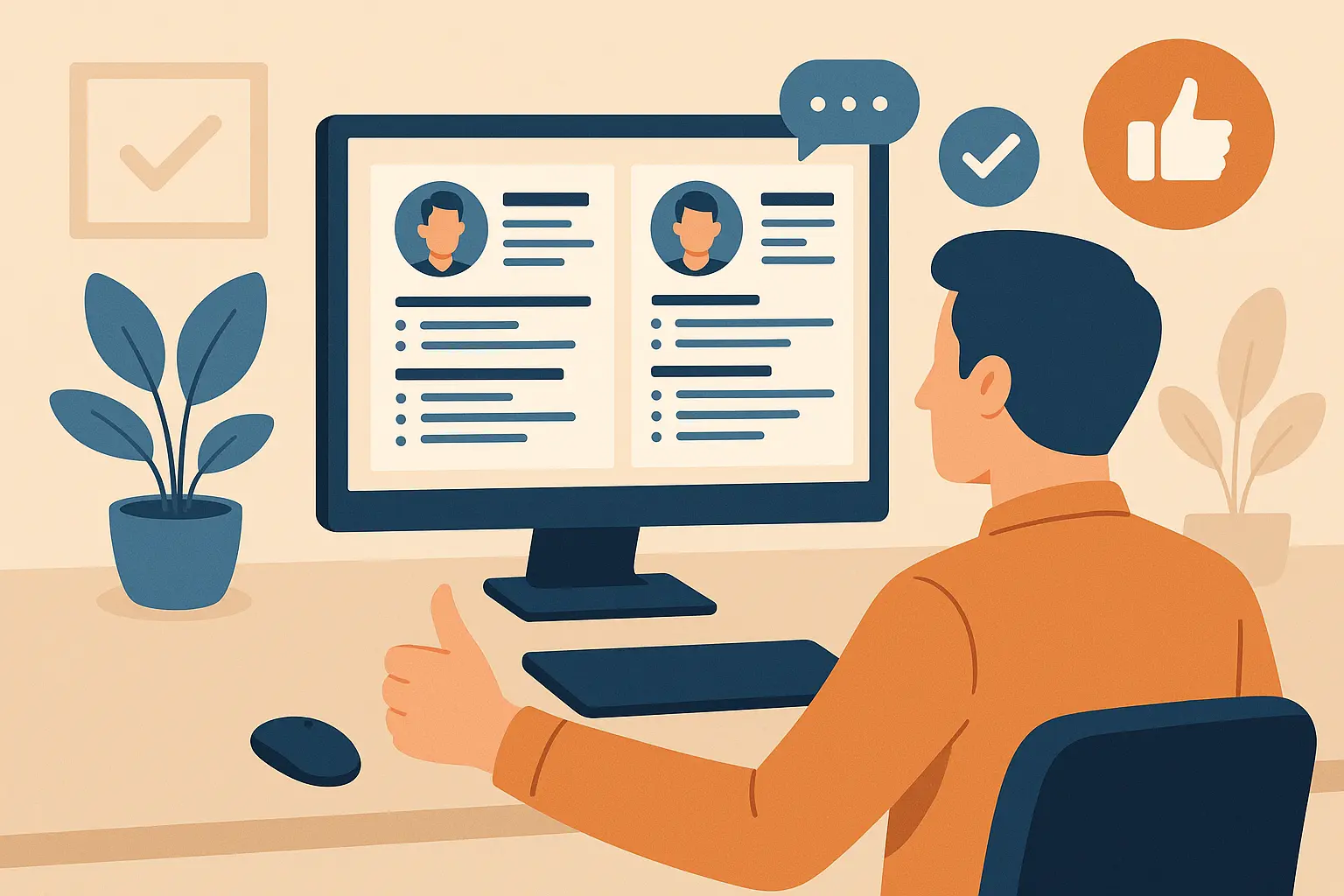 Time spent reviewing one-page vs two-page resumes