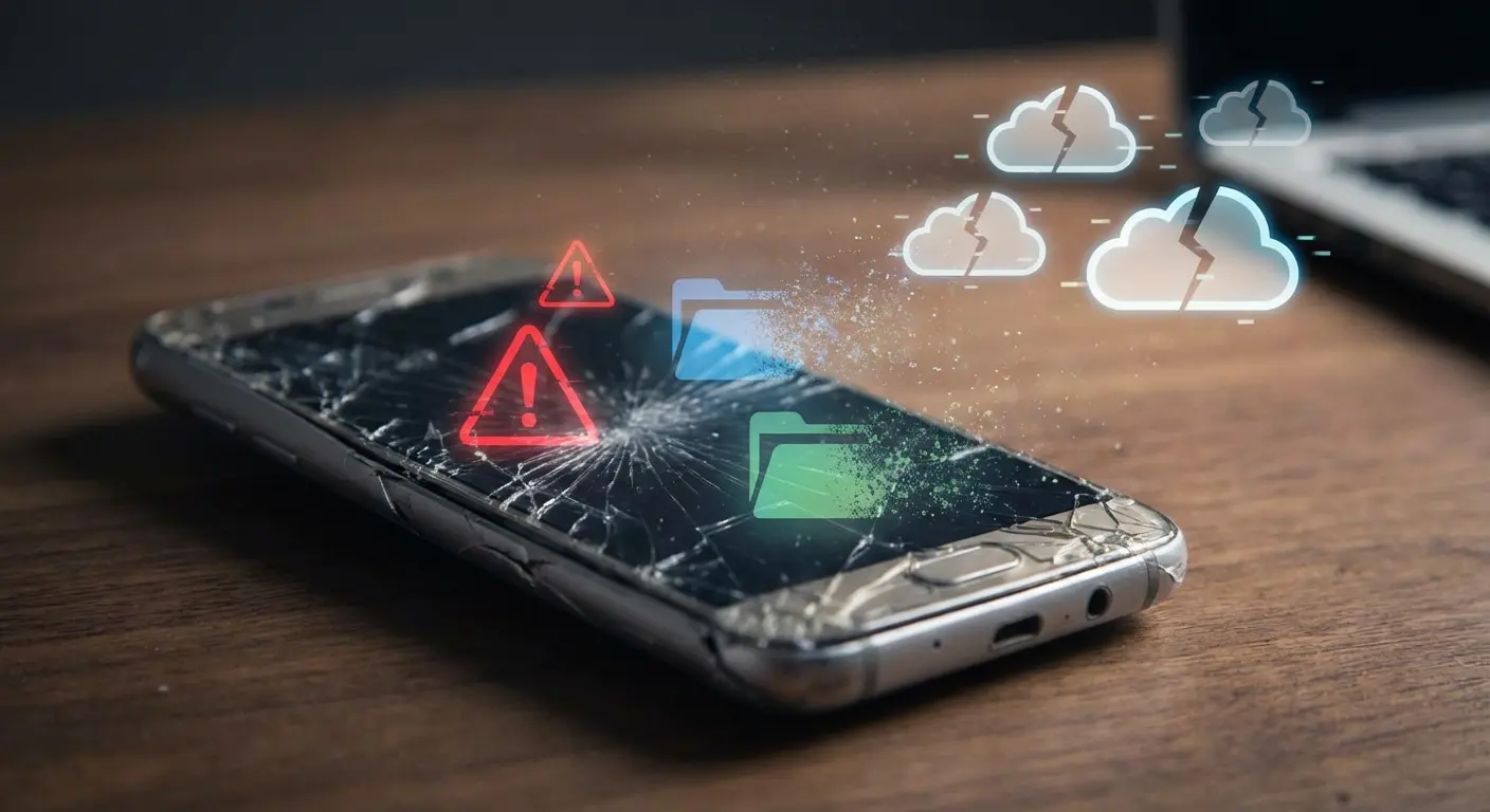 Water damaged phone components