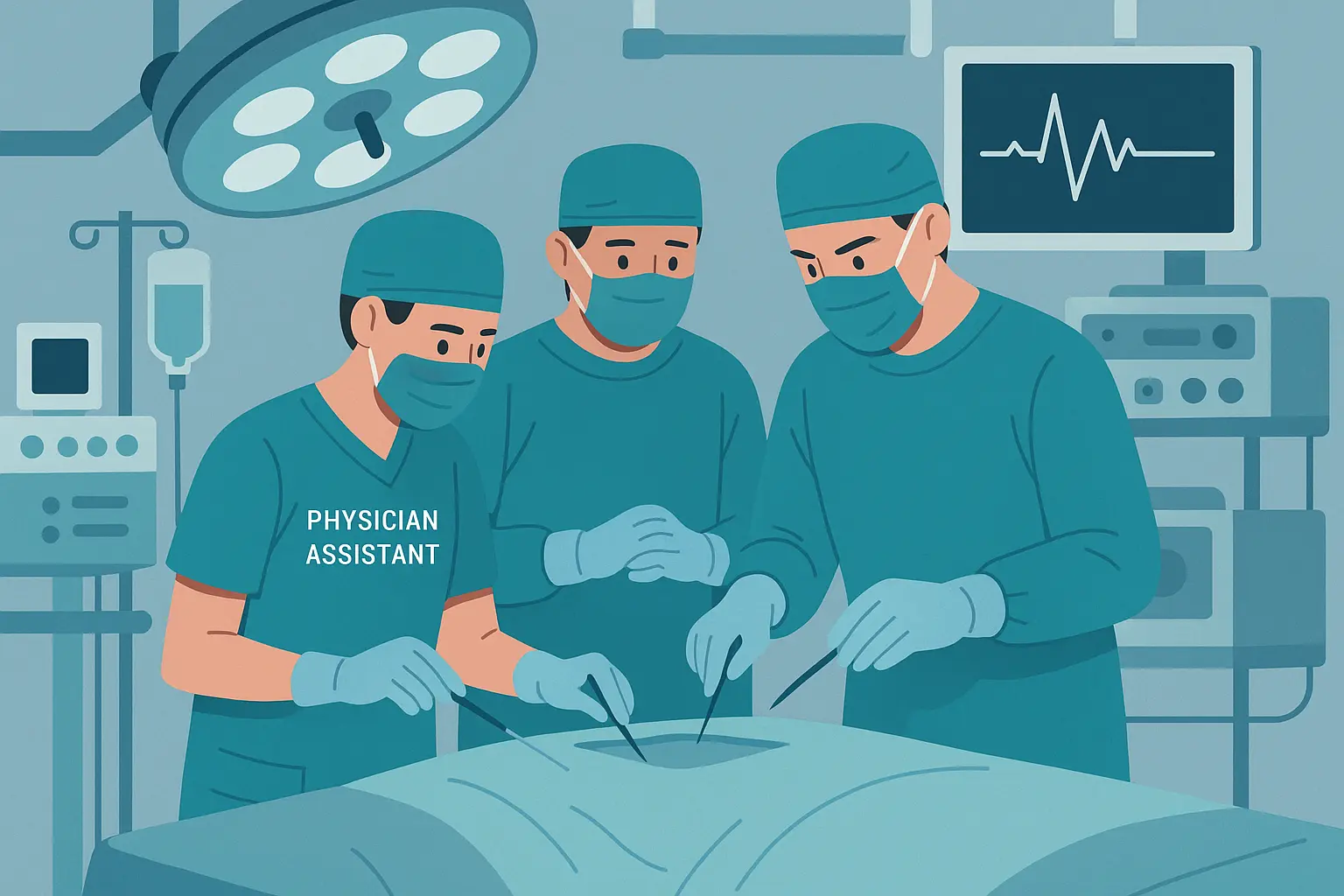 Surgical PA salary comparison chart