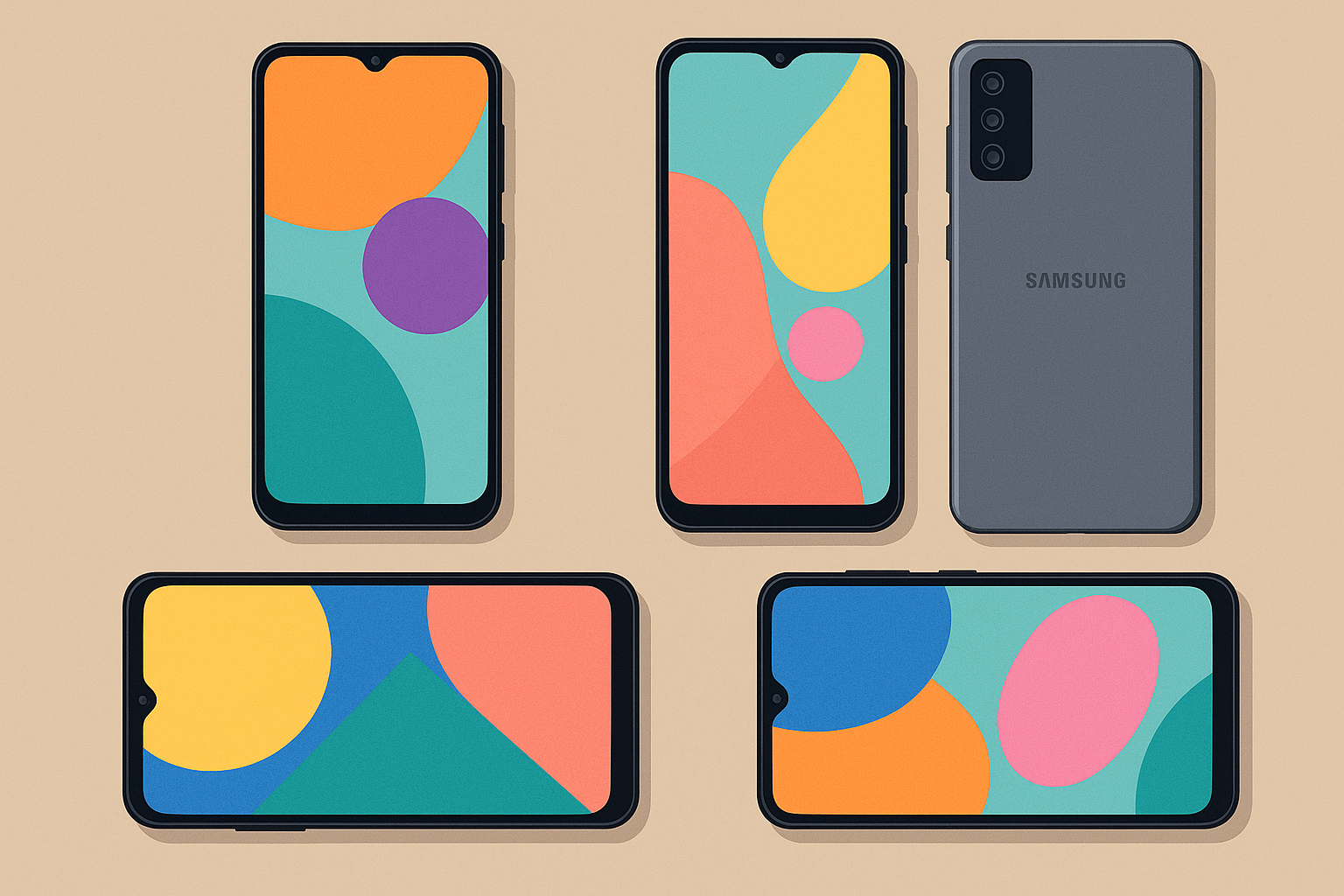 Samsung Galaxy budget phone lineup