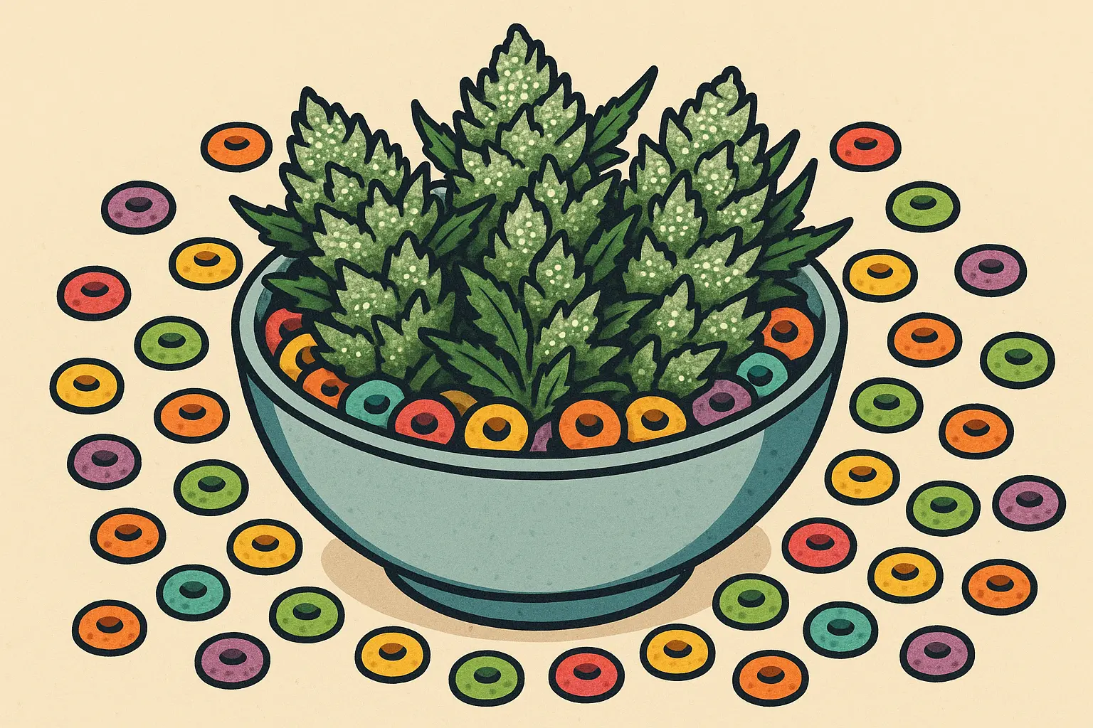 Cereal Milk strain cannabis buds