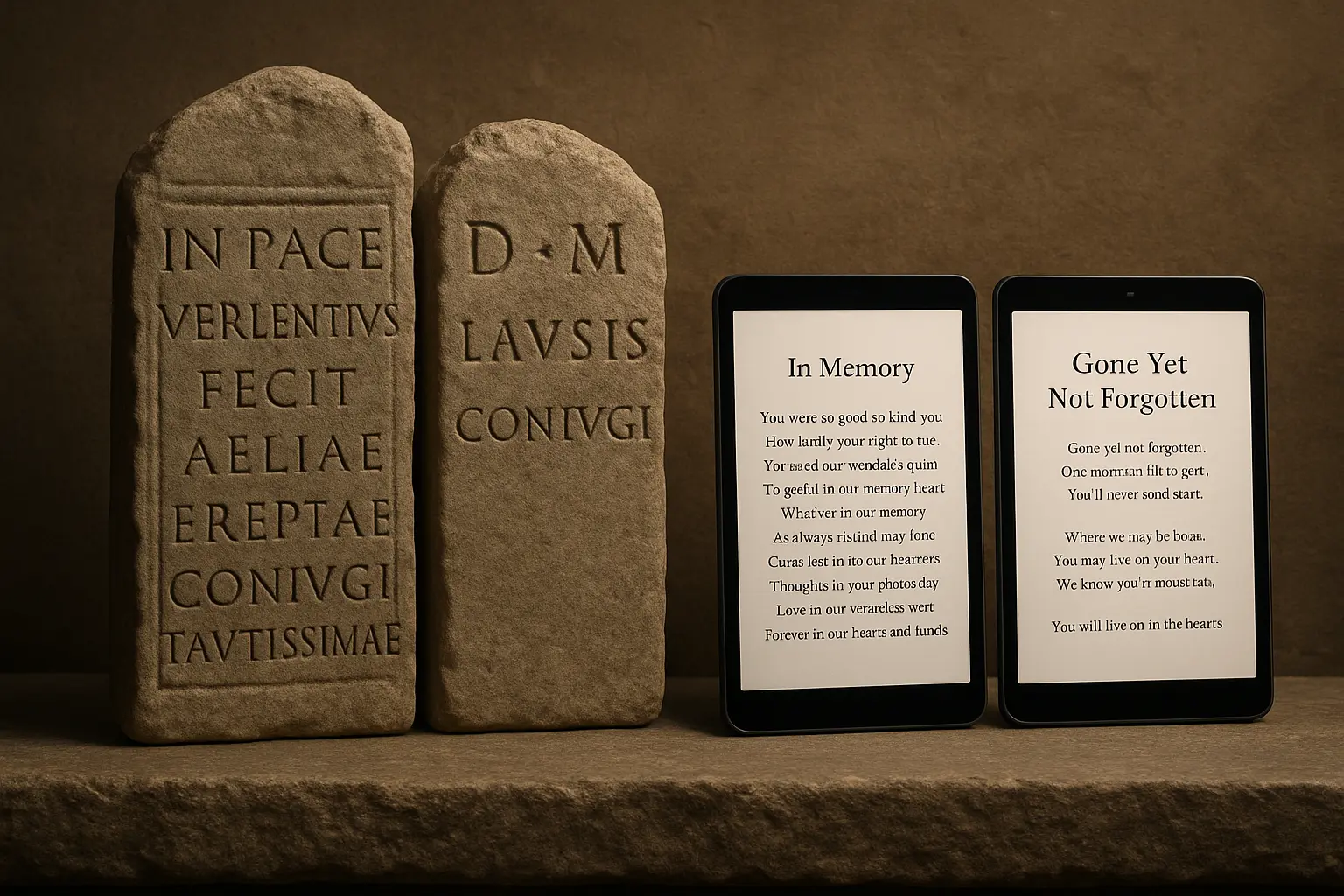 Evolution of memorial poetry from ancient to modern times