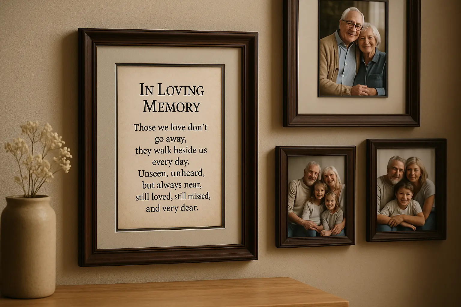 Memorial poems being preserved and shared with family