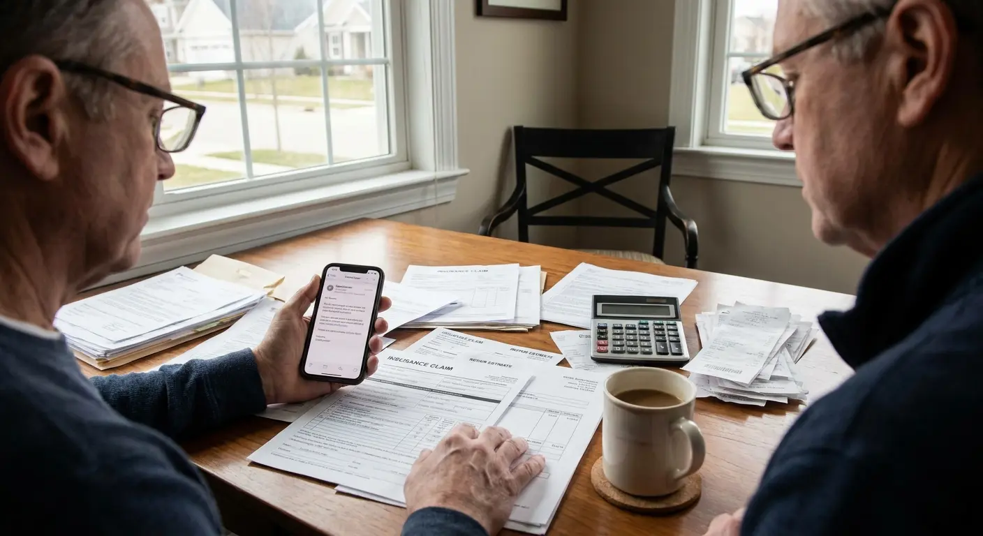 Insurance claim documentation process