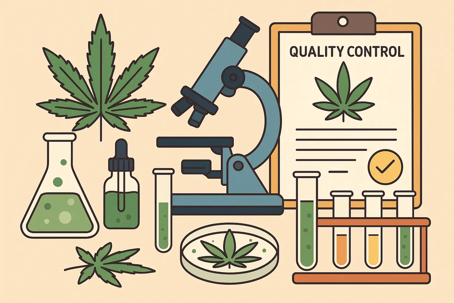 Cannabis laboratory testing equipment for quality control