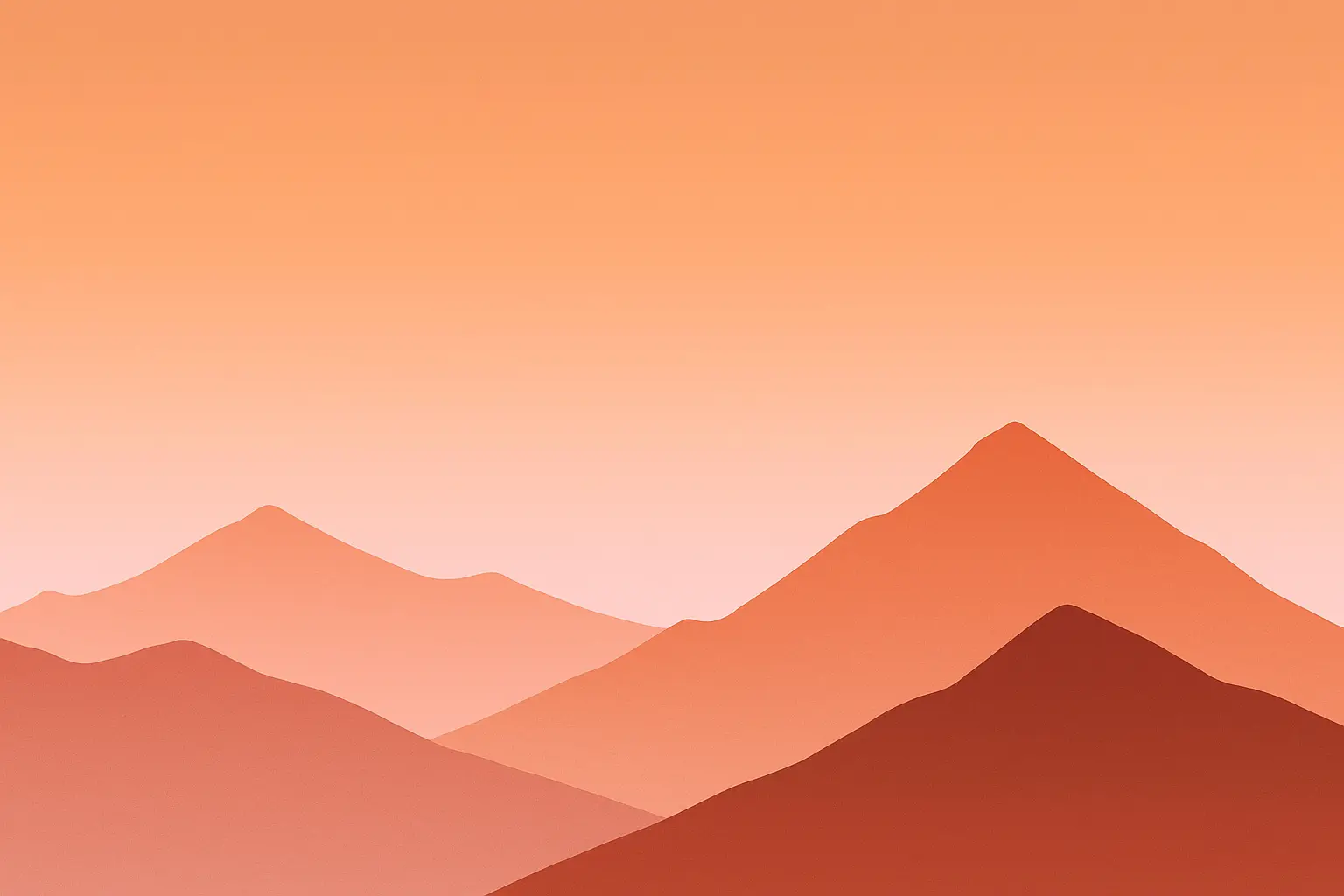 Mountain sunrise motivational wallpaper