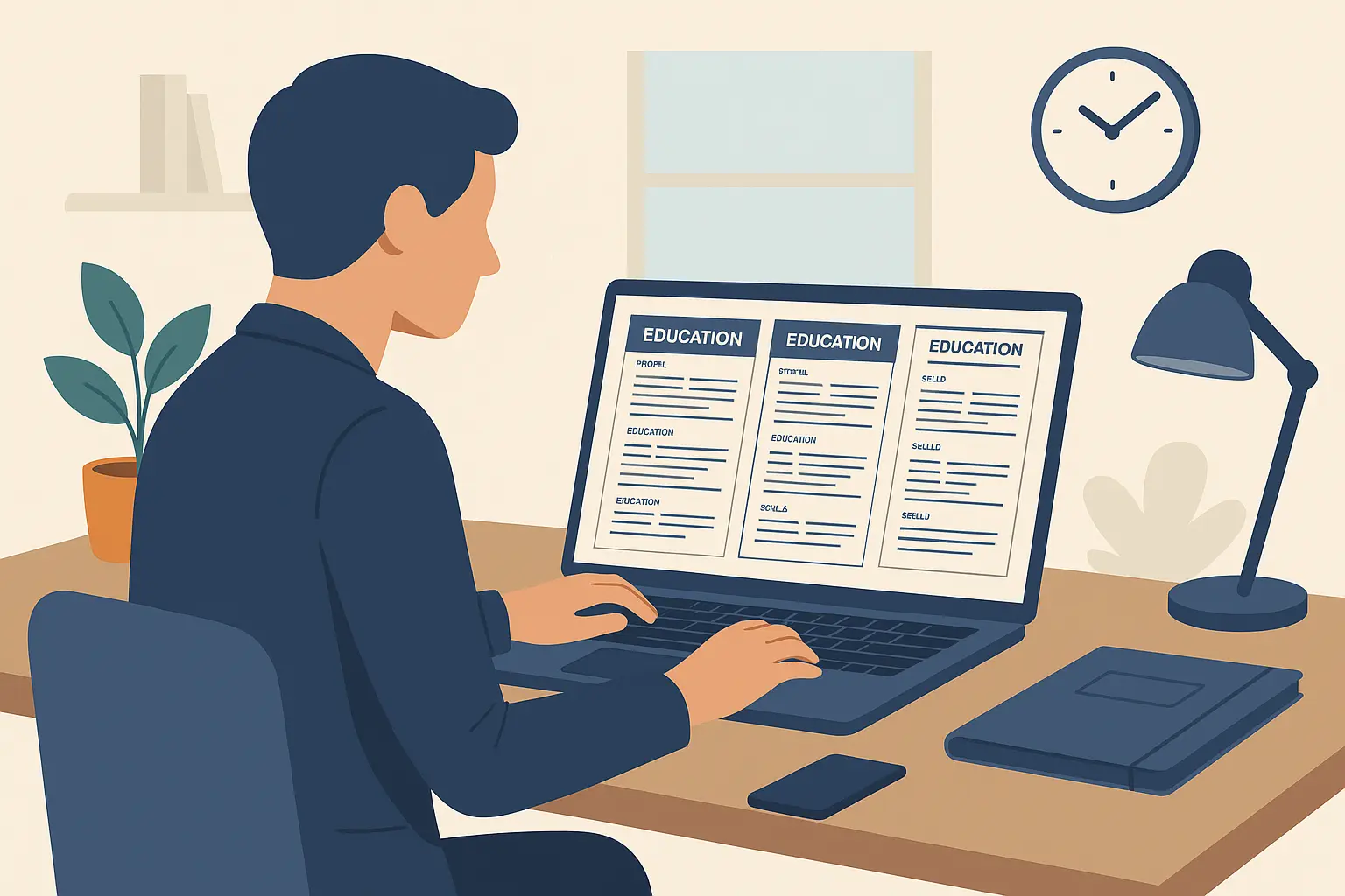 Resume Builder IQ education resume transformation