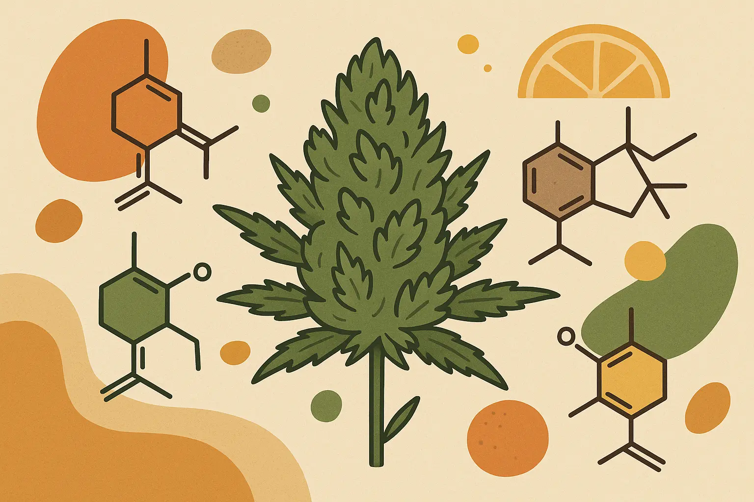Terpene profile breakdown for Rockstar strain
