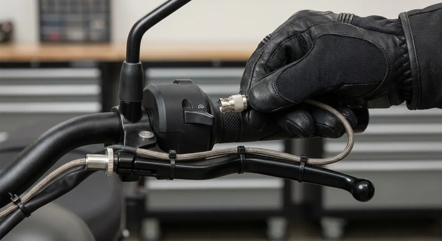 12V wired heated gloves connection system