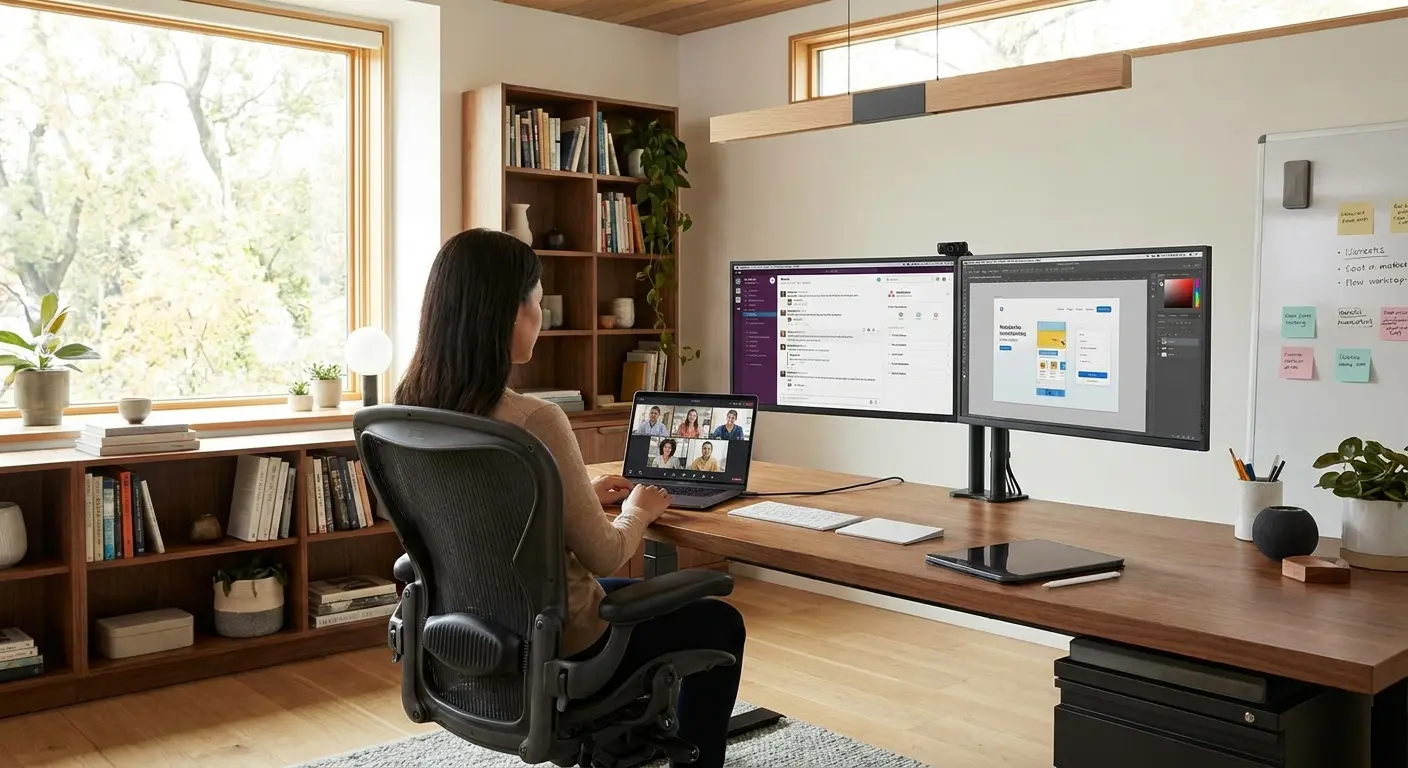 Remote work technology enablement components