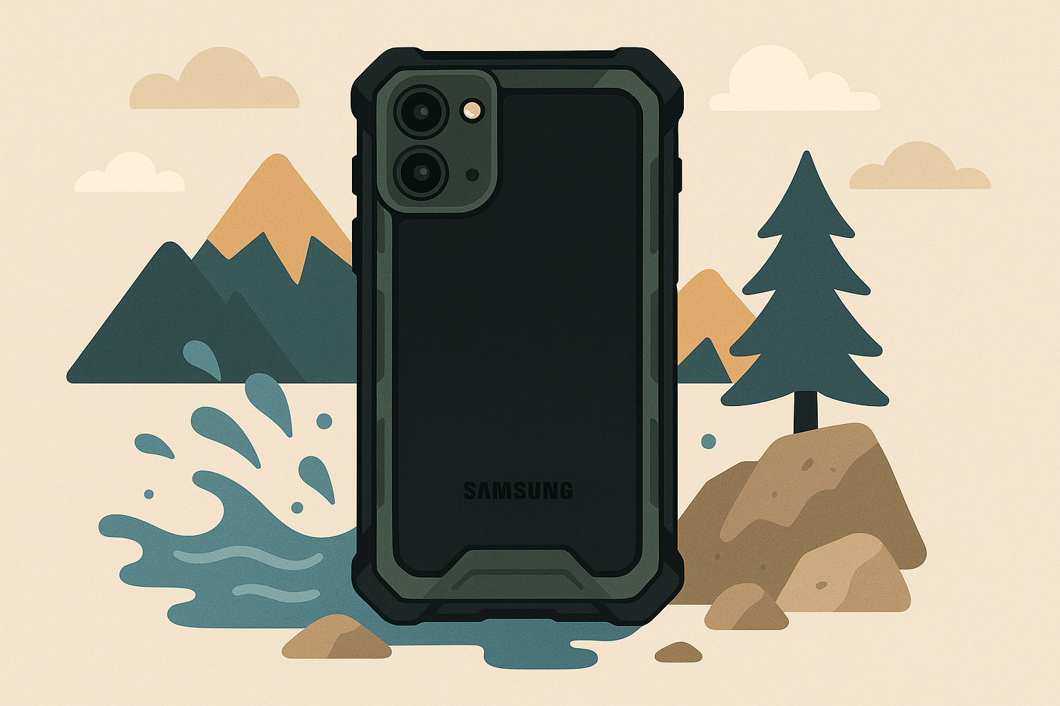Samsung Galaxy rugged outdoor phone protection