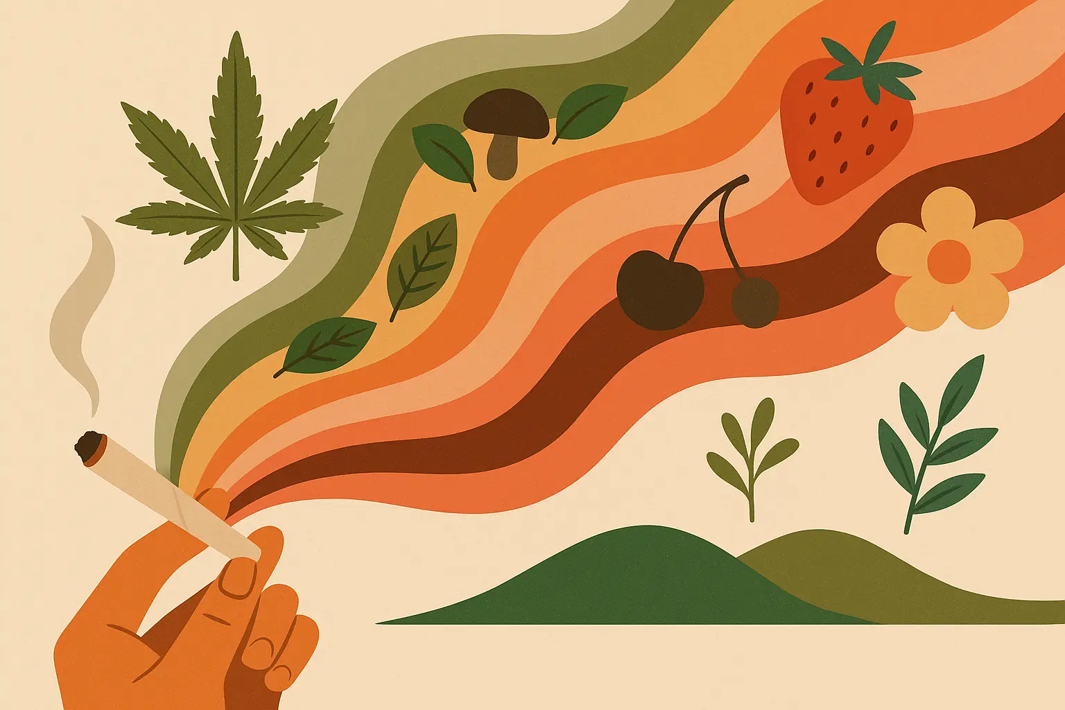 White Rhino strain flavor profile and taste characteristics