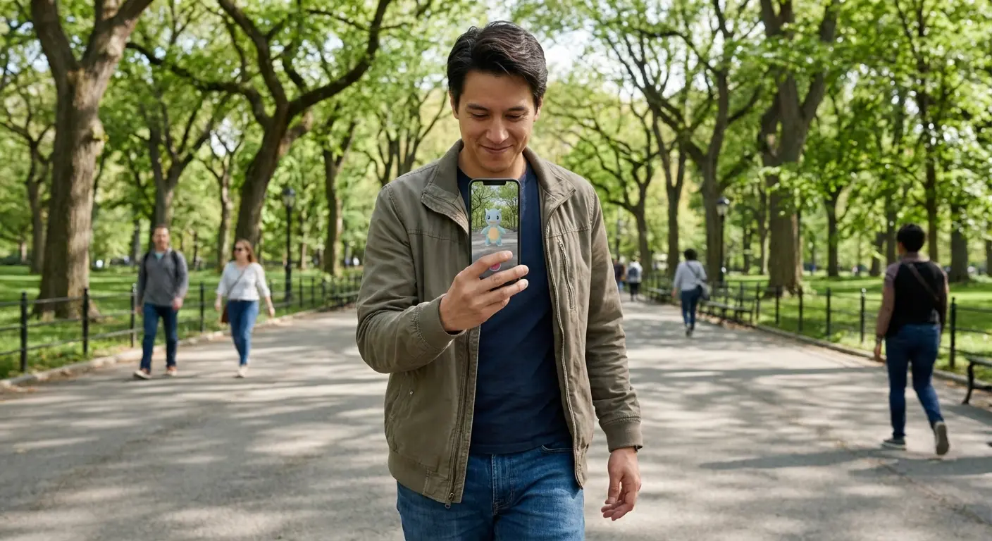 Pokémon GO AR gameplay