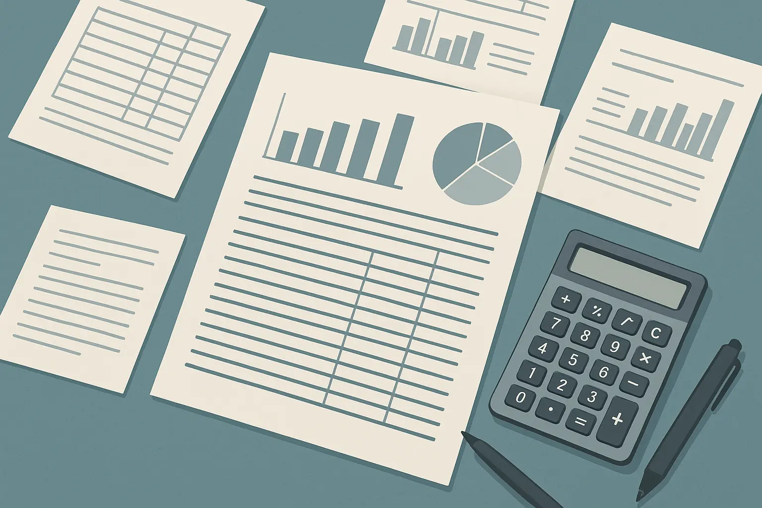 Technical accounting concepts and formulas