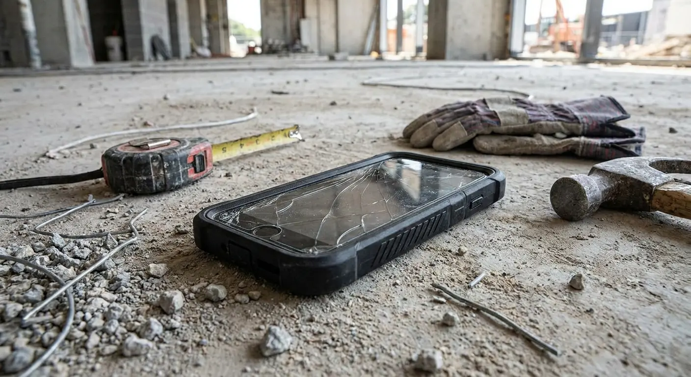 Rugged armor phone case with reinforced corners