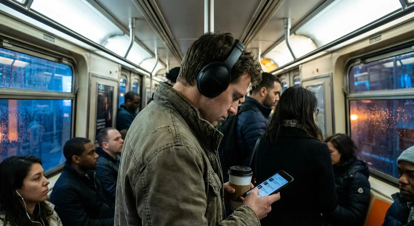 Pocket app interface for saving and listening to articles