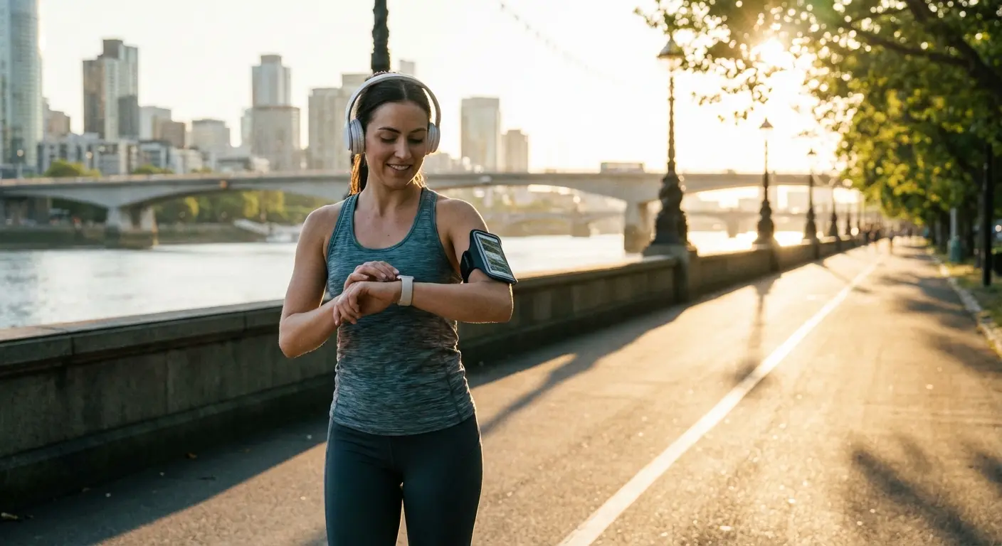 Couch to 5k app interface showing running intervals