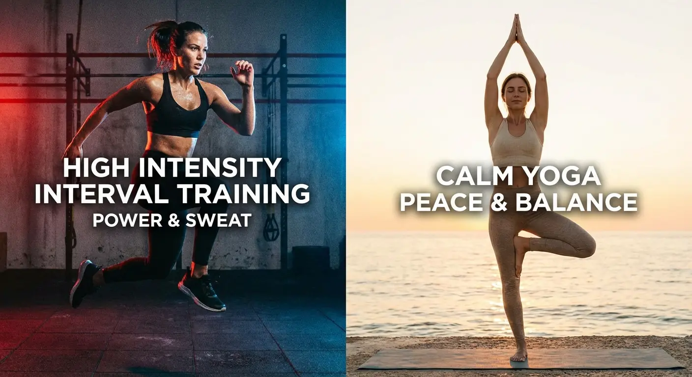 Woman checking fitness app on phone in gym