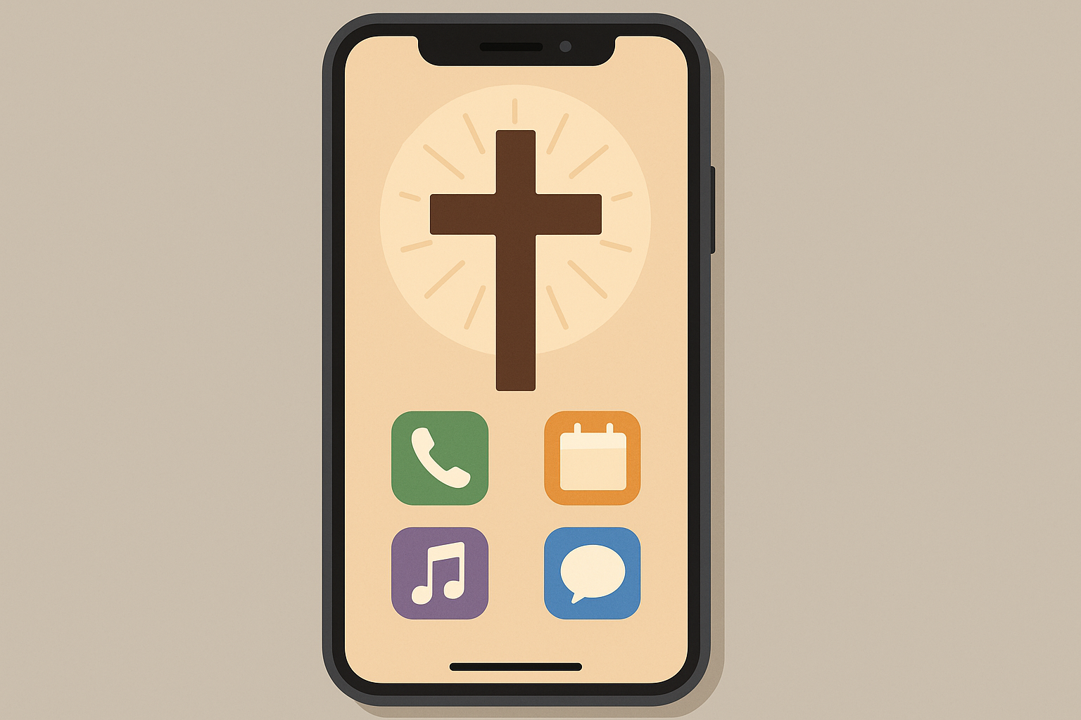 High resolution religious wallpaper comparison showing crisp vs pixelated quality