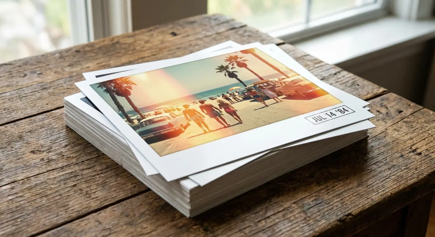 Retro style photo taken with Dazz Cam