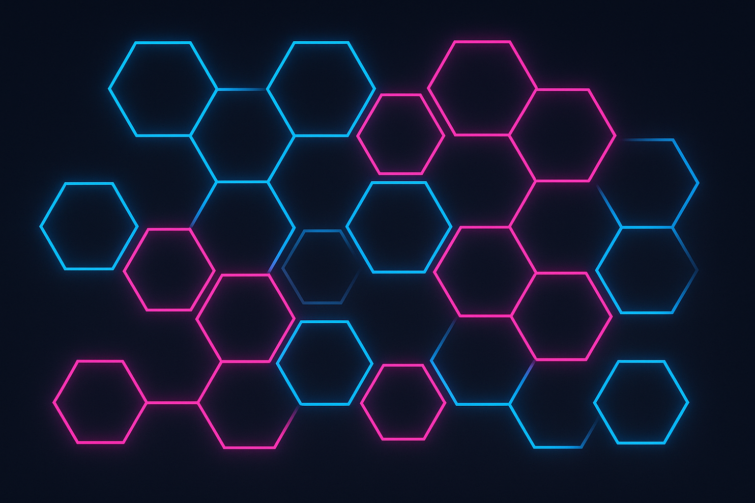 Abstract geometric neon design wallpaper