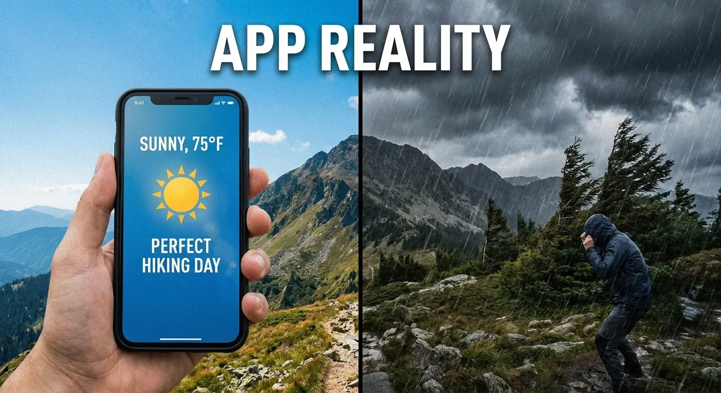 Weather conditions for outdoor sports activities